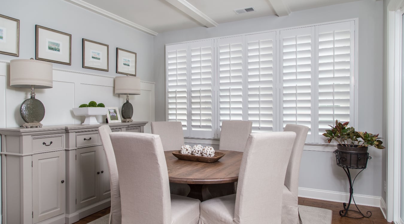 shutters in Chicago living room